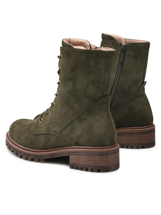 Clara Barson Clara Barson Schnürstiefeletten WS5600-09 Grün