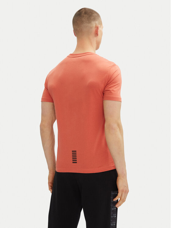 EA7 Emporio Armani EA7 Emporio Armani T-Shirt 8NPT25 PJVPZ U3010 Pomarańczowy Regular Fit