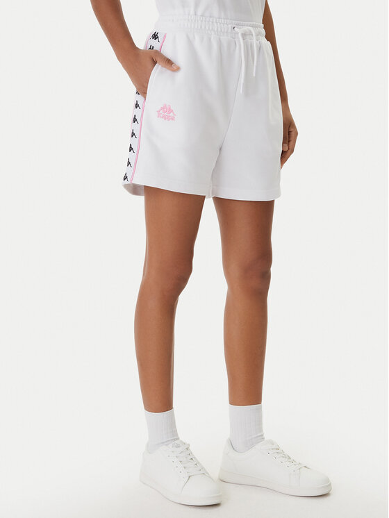 Kappa Kappa Спортни шорти Banda Ivissa 361R6NW Бял Regular Fit