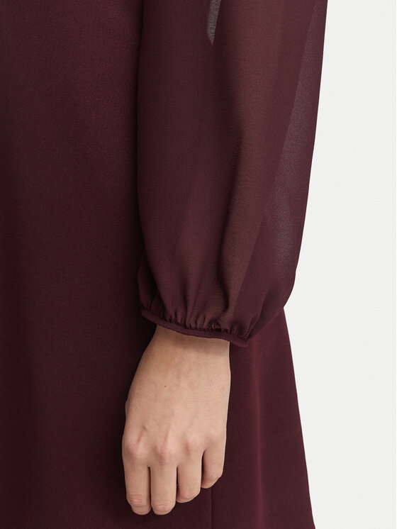 Morgan Morgan Коктейлна рокля 252-RSONIA Бордо Slim Fit