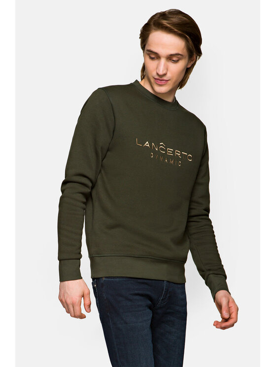 Lancerto Lancerto Bluza Quentin Zielony Regular Fit