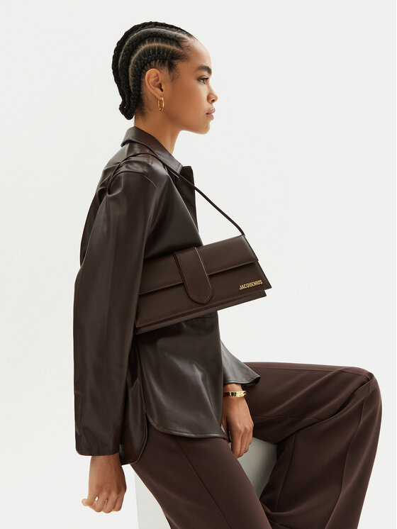JACQUEMUS JACQUEMUS Ročna torba Le Bambino Long 221BA013 Rjava