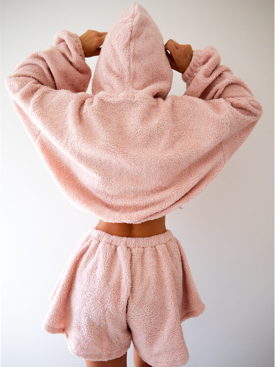 MissDenim MissDenim Polar Teddy Bear Różowy Oversize