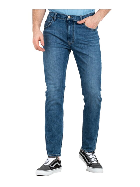 Lee Lee Jeansy RIDER Niebieski Slim Fit