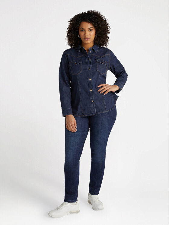 Fiorella Rubino Fiorella Rubino Camicia 5466T001207N034 Blu Regular Fit