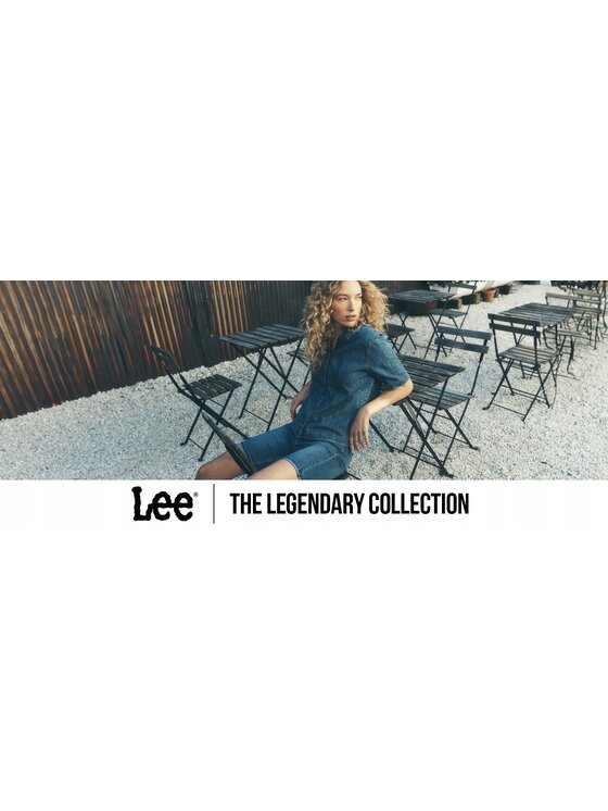 Lee Lee Spodnie materiałowe Legendary Regular Czarny Regular Fit