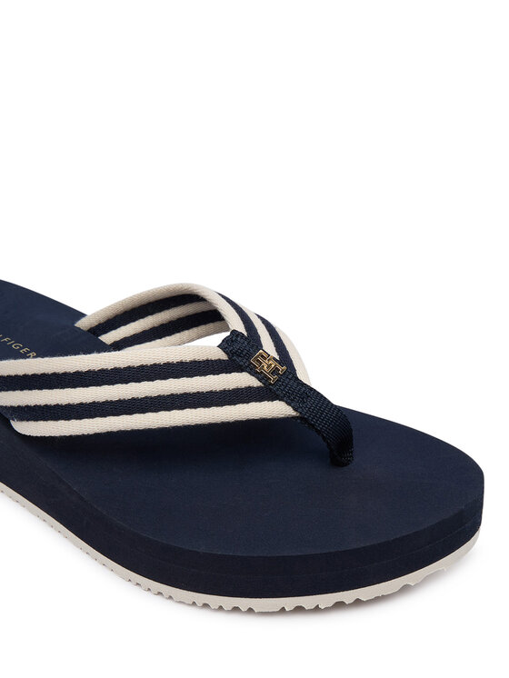 Tommy Hilfiger Tommy Hilfiger Čības uz pirksta FW0FW09196 Tumši zils