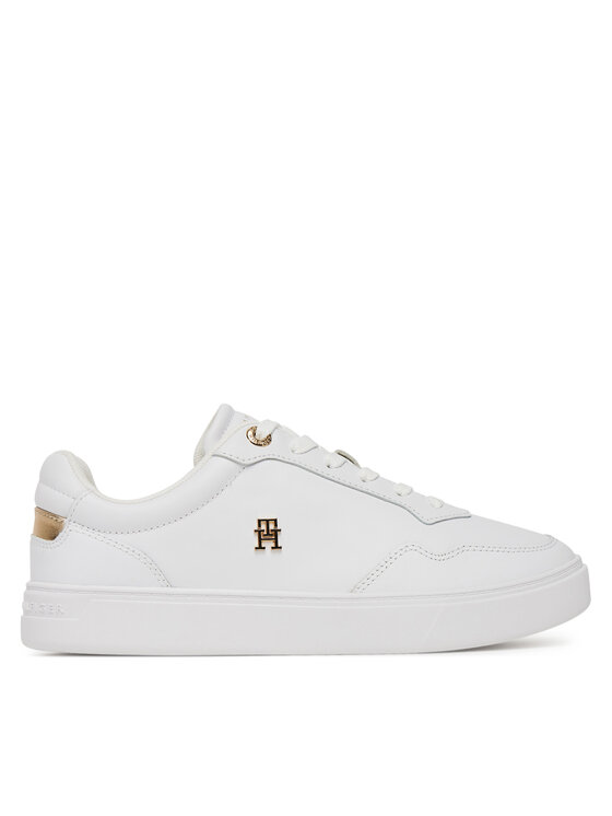 Sneakers Tommy Hilfiger Essential Elevated Court Sneaker FW0FW08758 Alb
