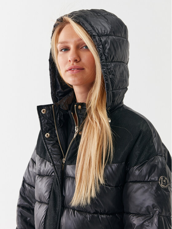 Liu Jo Sport Liu Jo Sport Pehelykabát TF3137 TS031 Fekete Relaxed Fit