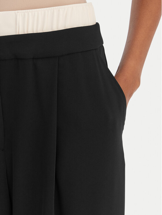 Liu Jo Sport Liu Jo Sport Bavlnené nohavice TA6150 TS923 Čierna Regular Fit