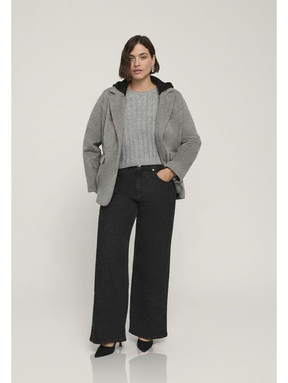 Fiorella Rubino Fiorella Rubino Jeans P449T005134N033 Nero Flared Fit