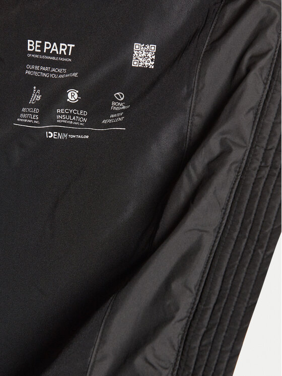 Tom Tailor Denim Tom Tailor Denim Αμάνικο Μπουφάν 1042100 Μαύρο Regular Fit