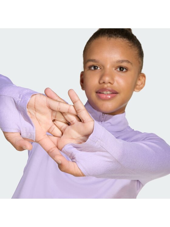 adidas adidas Longsleeve 154303 Fioletowy Regular Fit