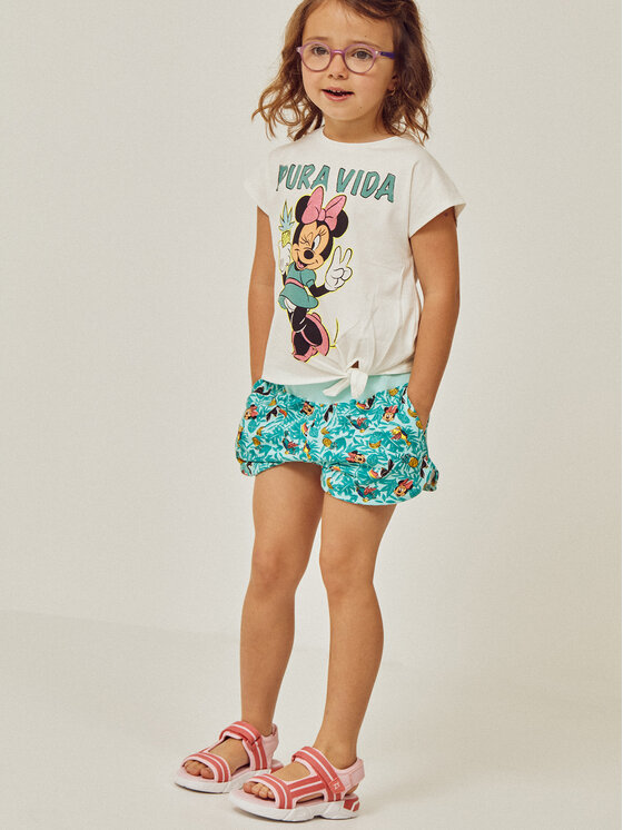 Zippy Zippy Póló és rövidnadrág Myszka Minnie ZBGAP0602 23003 Kék Regular Fit