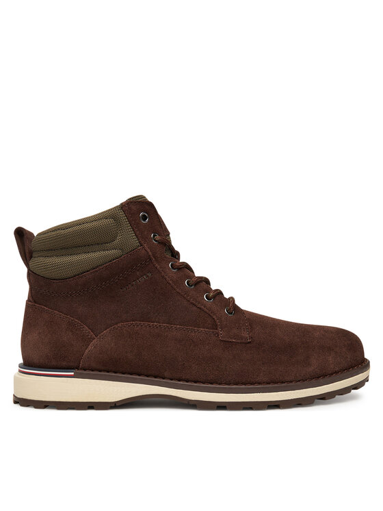 Tommy Hilfiger Tommy Hilfiger Šnurovacia obuv Corporate W FM0FM05605 Hnedá