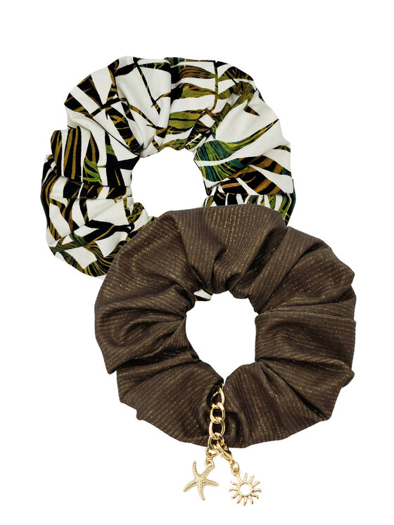 Feba Feba Set elastici per capelli ZESTAW ZG03 Marrone