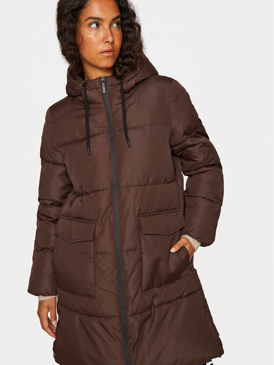 Vila Vila Зимно яке Dorsty 14094320 Кафяв Regular Fit