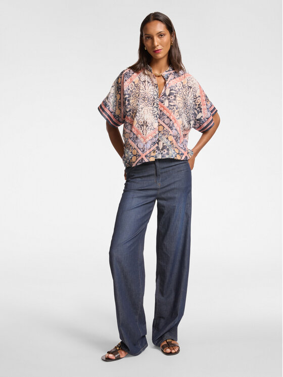 Elena Mirò Elena Mirò Blusa 2232E000335N001 Rosa Regular Fit