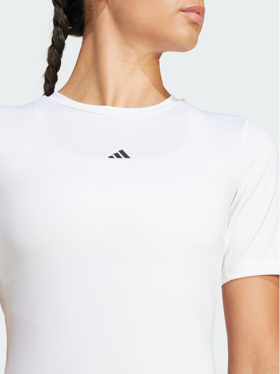 adidas adidas Koszulka techniczna 135223 Biały Fitted Fit