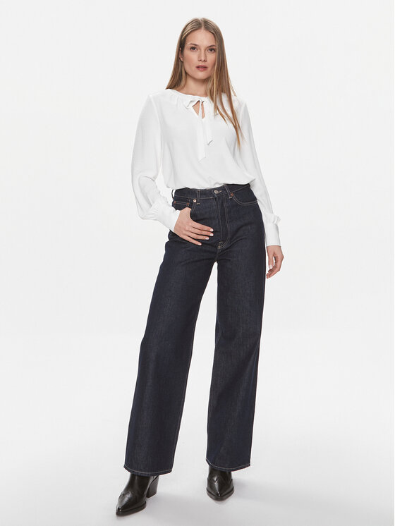 Vero Moda Vero Moda Blūze Alva 10300577 Balts Regular Fit