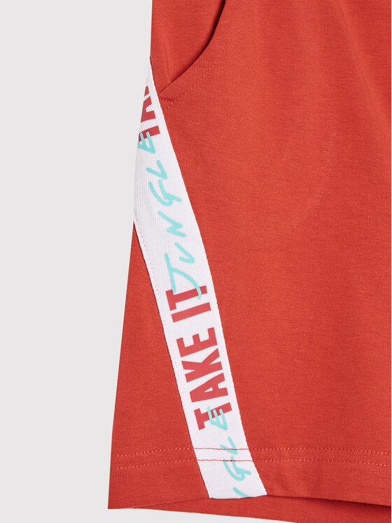 United Colors Of Benetton United Colors Of Benetton Спортни шорти 3BL0C900F Червен Regular Fit