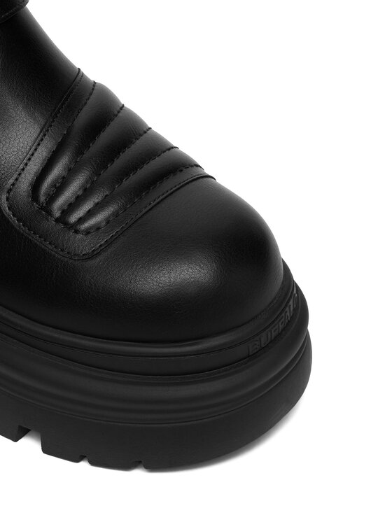 Buffalo Buffalo Botki Dione Biker Boot Mid 1270127 Czarny
