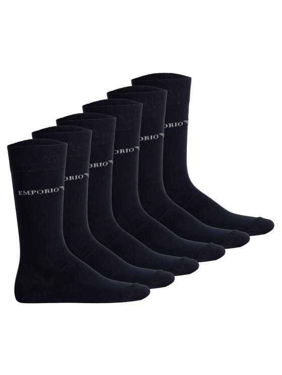 Skarpety Emporio Armani, Rozmiar OS, Czarne, 28564