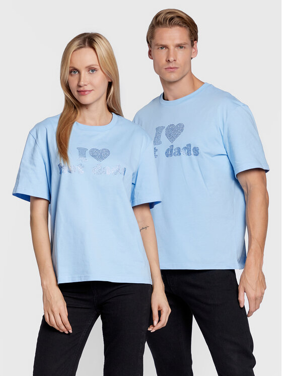 2005 Marškinėliai Unisex Hot Dads Mėlyna Regular Fit