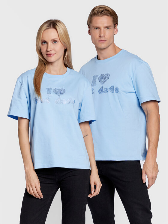 2005 2005 T-Shirt Unisex Hot Dads Himmelblau Regular Fit