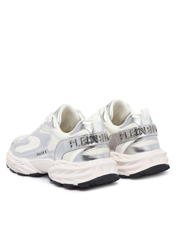 Plein Sport Plein Sport Sneakersy Pulse X FAFS USC1044 STE003N Biały