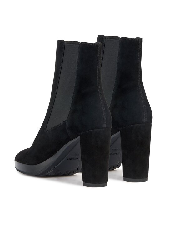 Geox Geox Polokozačky D Walk Pleasure 85 D35TFC 00021 C9999 Černá