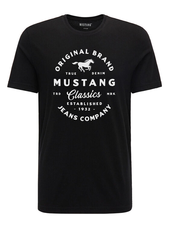 Mustang Mustang T-shirt ALEX C PRINT Nero Regular Fit