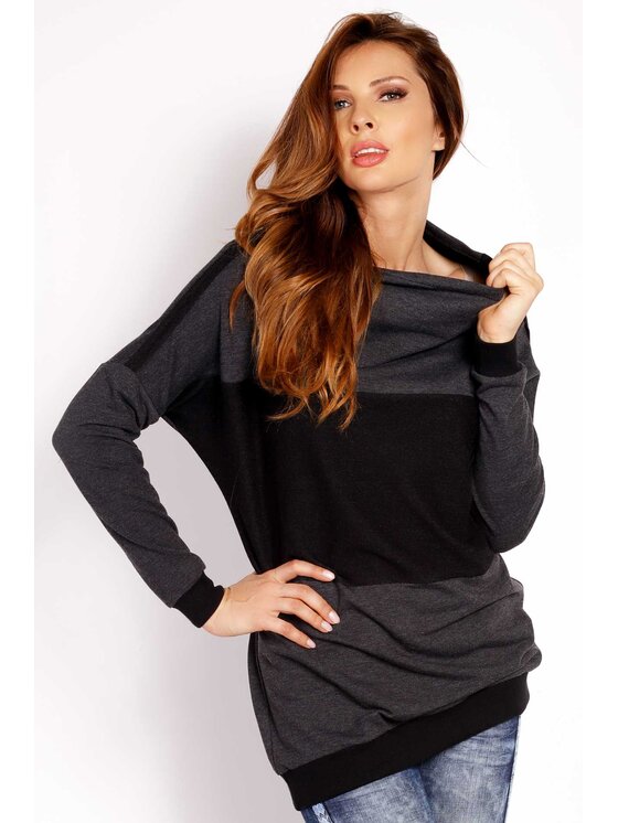 Awama Awama Felpa L022 Grigio Basic Fit