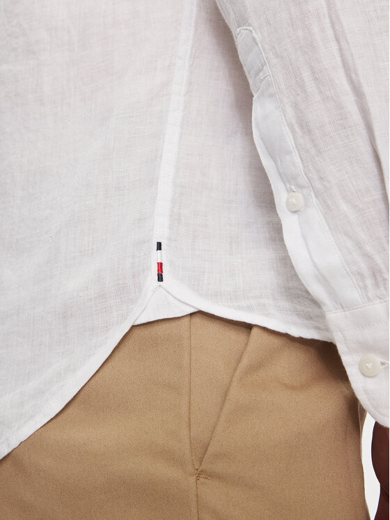Tommy Hilfiger Tommy Hilfiger Cămașă MW0MW34602 Alb Regular Fit