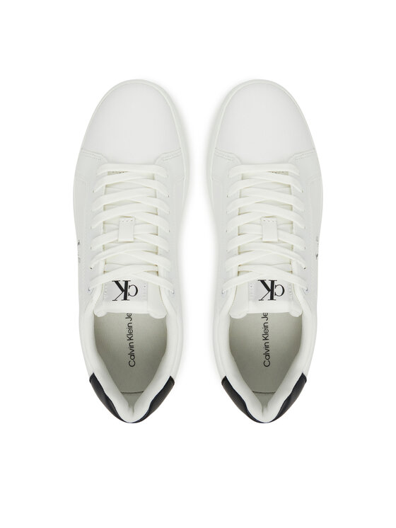 Calvin Klein Jeans Calvin Klein Jeans Sneakersy Classic Cupsole Mono Lth YM0YM01369 Bílá