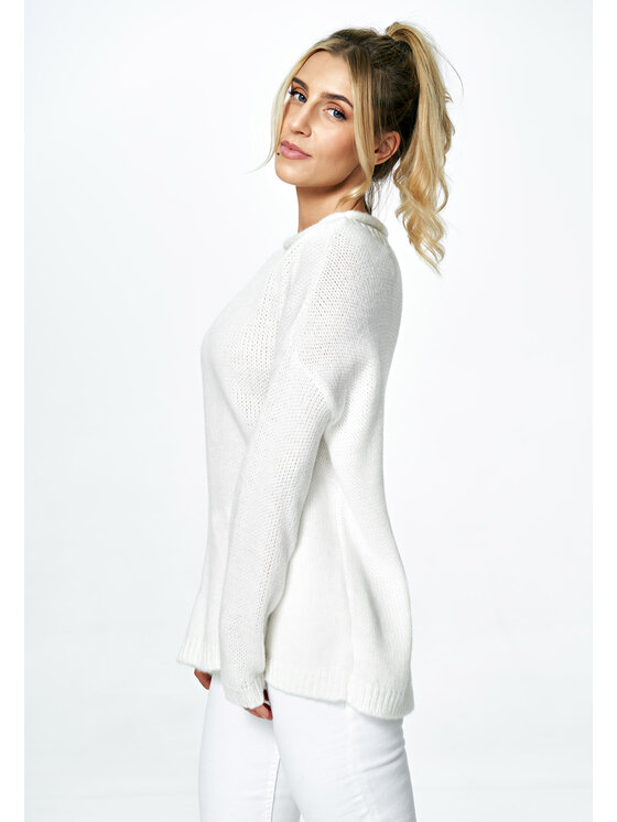 FIGL FIGLFIGL Maglione M888 Bianco Oversize