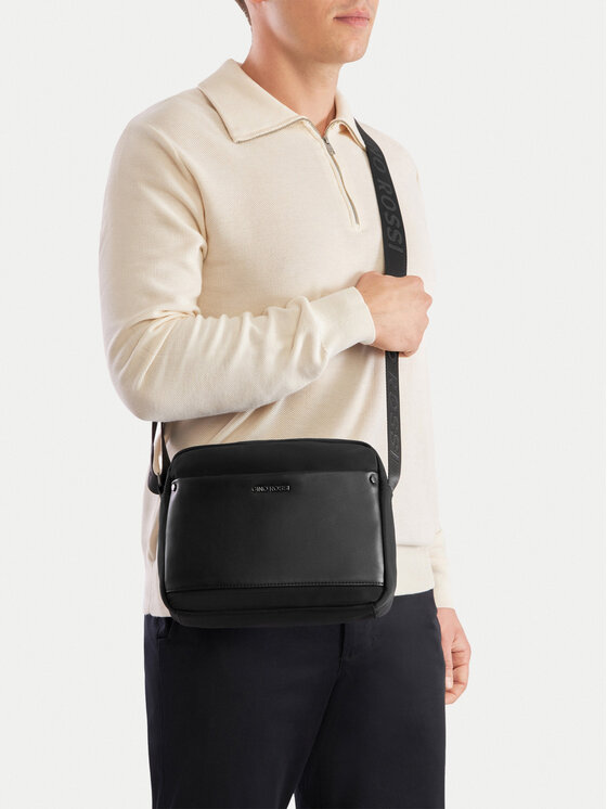 GINO ROSSI Gino Rossi Мъжка чантичка GIN-K-007-CCC-06 Черен