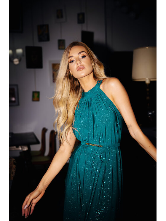 Made of Emotion Made of Emotion Abito da sera M721 Verde Premium Fit