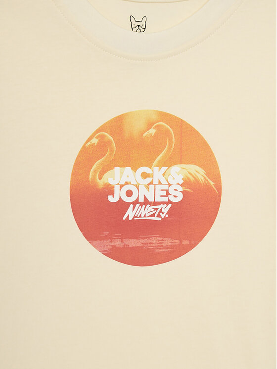 Jack & Jones Junior Jack & Jones Junior Tričko Varenna 12278349 Écru Regular Fit
