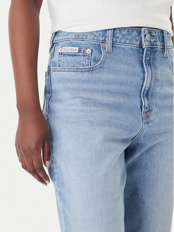 Calvin Klein Jeans Calvin Klein Jeans Jeans hlače LV047E787G Modra Mom Fit
