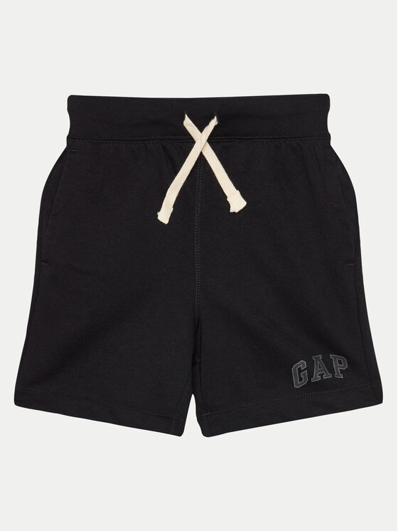 Gap Športové kraťasy 540847-02 Čierna Regular Fit