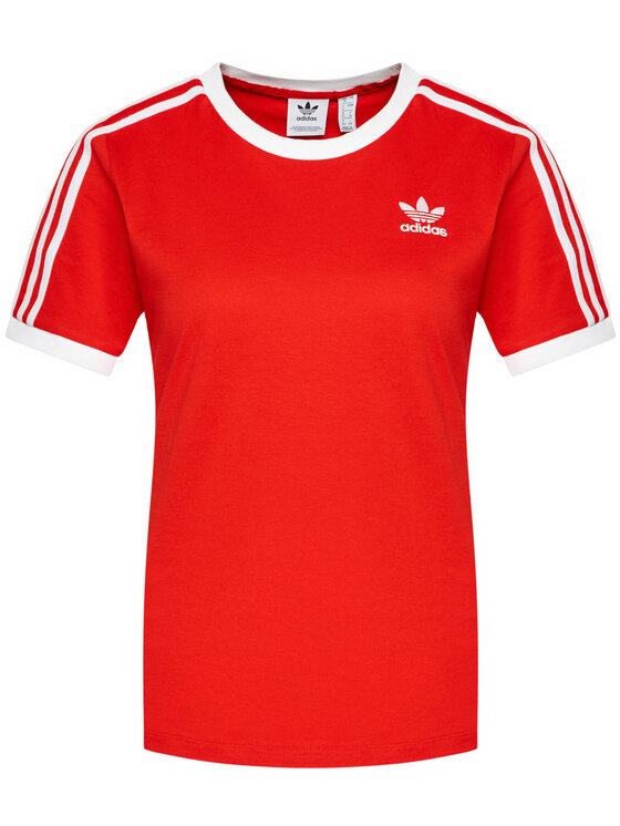 adidas T shirt adicolor Classics 3 Stripes H33575 Crvena Regular