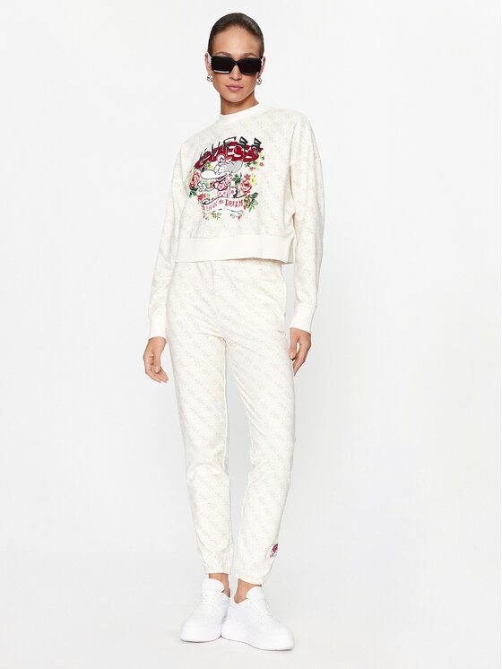 Guess Guess Світшот W3BQ22 K9R31 Écru Regular Fit