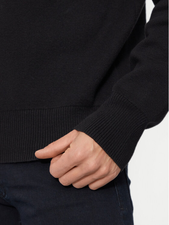 Versace Jeans Couture Versace Jeans Couture Rollkragenpullover 77GAFM07 Schwarz Regular Fit