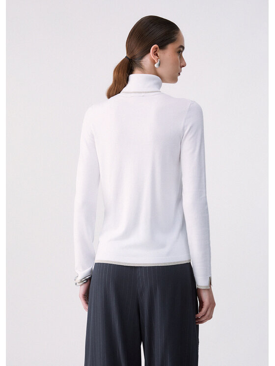 Liu Jo Liu Jo Maglione WF6013MS49I10701 Bianco Regular Fit