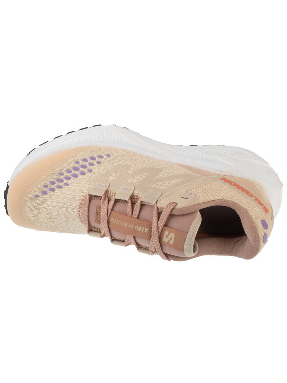 Salomon Salomon Buty do biegania Aero Glide 3 GRVL W Beżowy