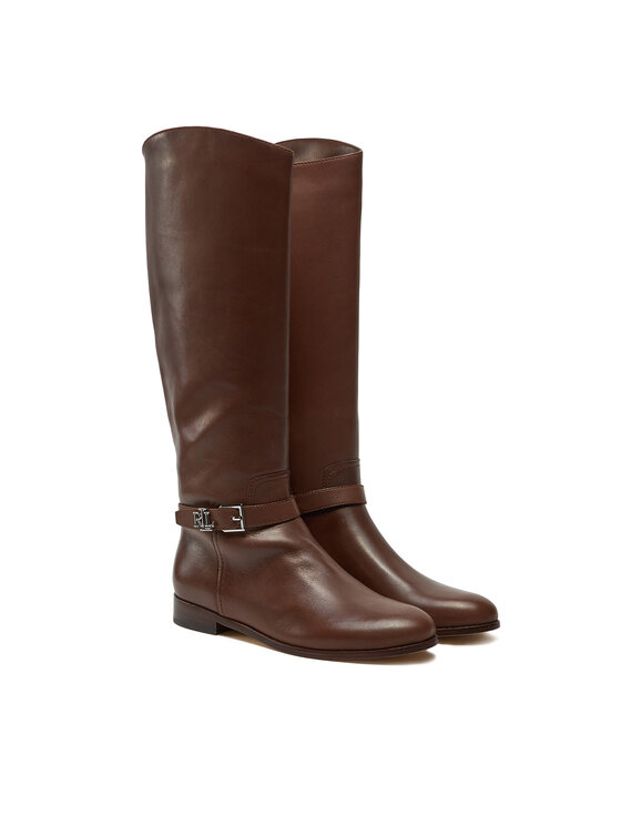 LAUREN RALPH LAUREN Lauren Ralph Lauren Čizme ispod koljena 802937804003 Smeđa