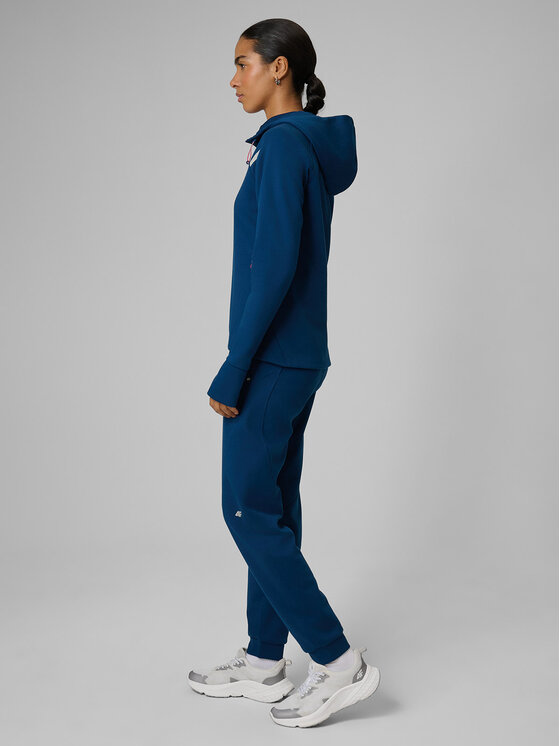 4F 4F Bluza TREKKING Turkusowy Slim Fit