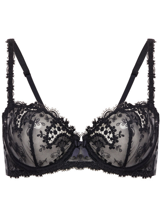 Simone Pérèle Simone Pérèle Sutien Balconette Wish 12B330 Negru