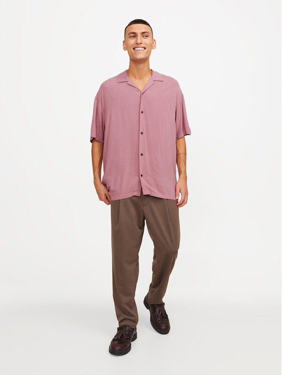 Jack&Jones Jack&Jones Cămașă Jeff 12248386 Roz Relaxed Fit